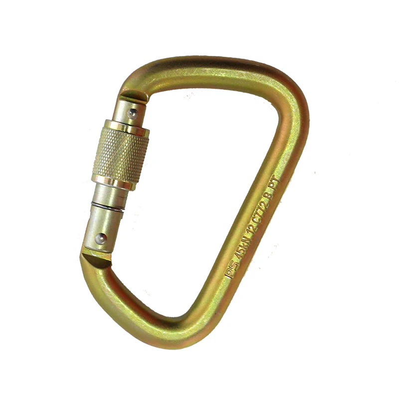 Titan 12mm 3,600 Lbs. Stainless Steel Twist Lock Carabiner for Rescue Basket