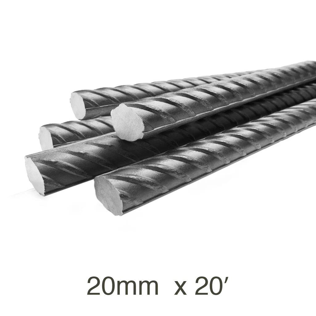 20 mm x 20 ft. Steel Rebar