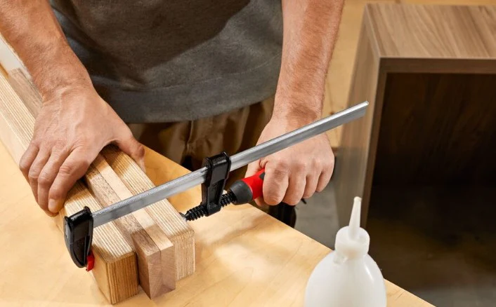 Bessey TG4.008+2K 8 in. x 4 in. 880 lb. Clamping Force Light Duty F-Style Woodworking Clamp with 2K Handle - Image 3