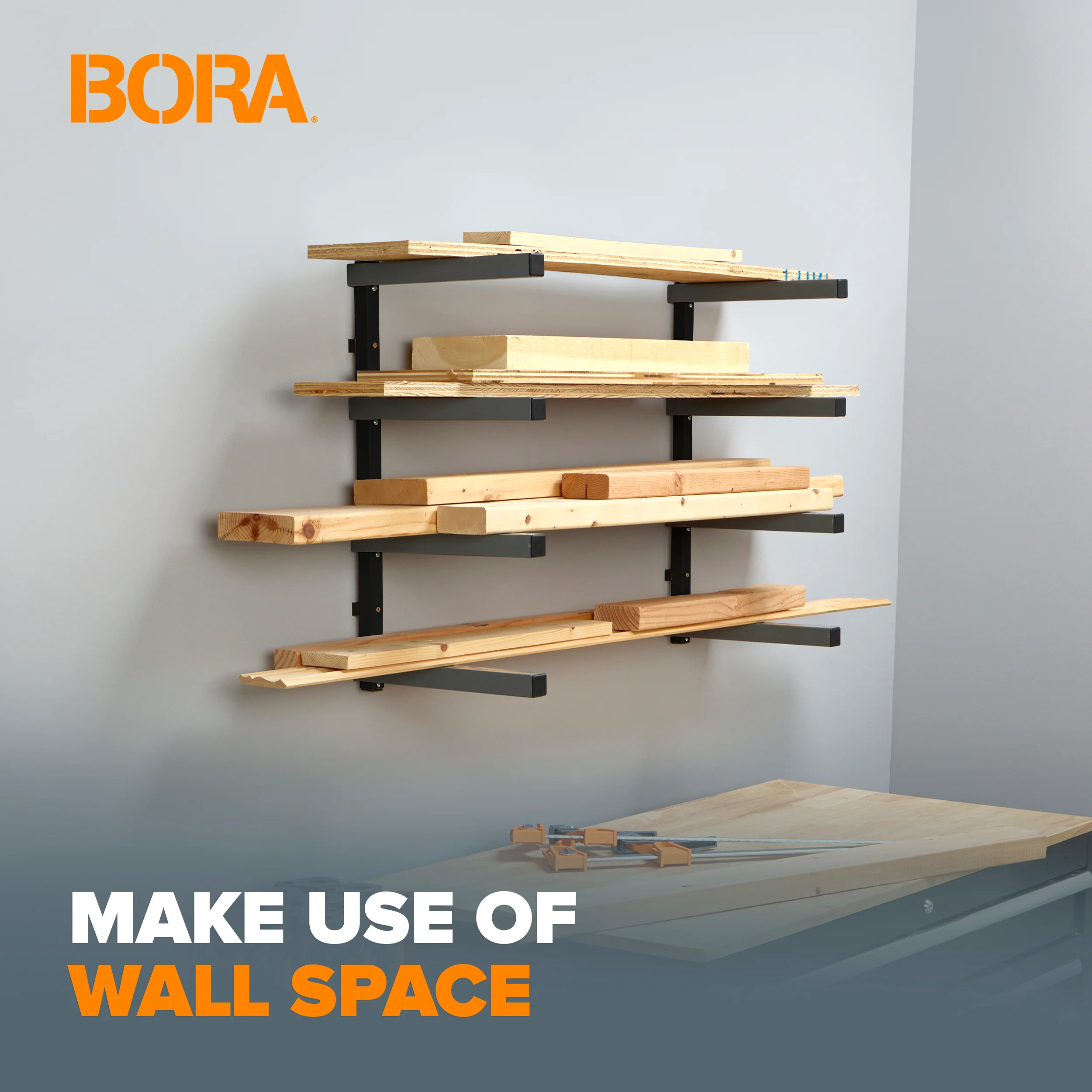 BORA PBR-004B 4-TIER WALL STORAGE RACK - Image 11