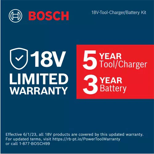 Bosch GBH18V-26DK25 Bulldog 1 in. SDS Plus Rotary Hammer Drill Kit (2 x 4.0 Ah) - Image 5