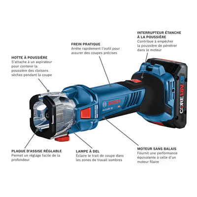 Bosch GCU18V-30N 18V Brushless Cut-out Tool (Bare Tool) - Image 27