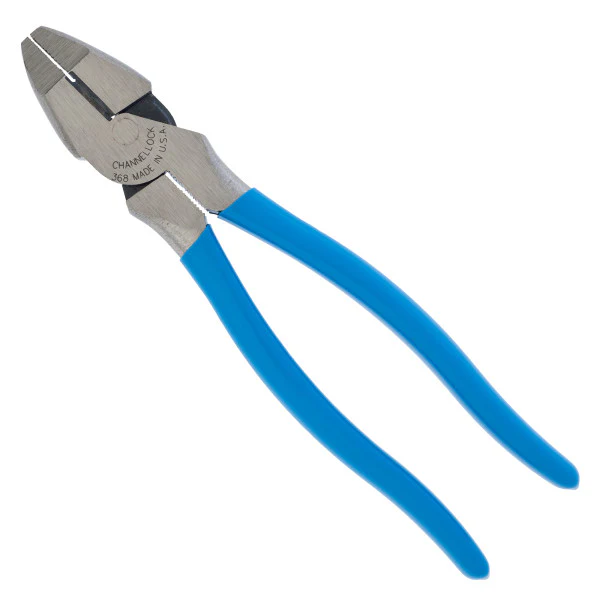 Channellock 368 8-1/2 in. XLT Round Nose Linemen Pliers - Image 2