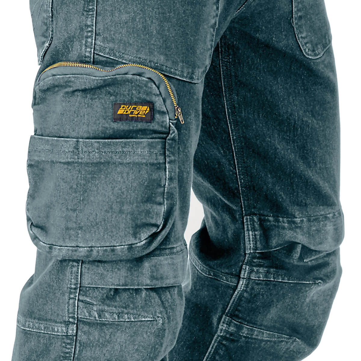 DISC-DuraDrive Freedom Light Blue Cargo Jeans - Image 5