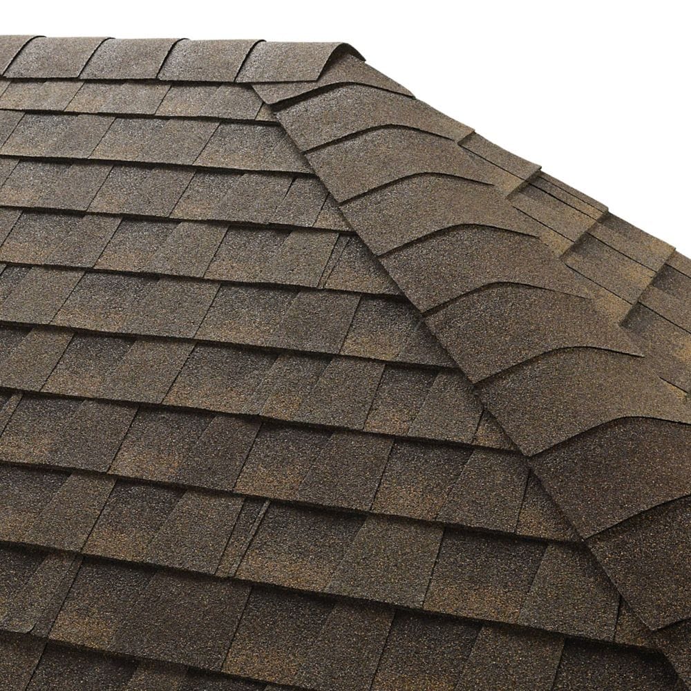 GAF Seal-A-ridge Hip & Ridge Cap - Barkwood (25 lin. ft. per Bundle) (45 PCS)