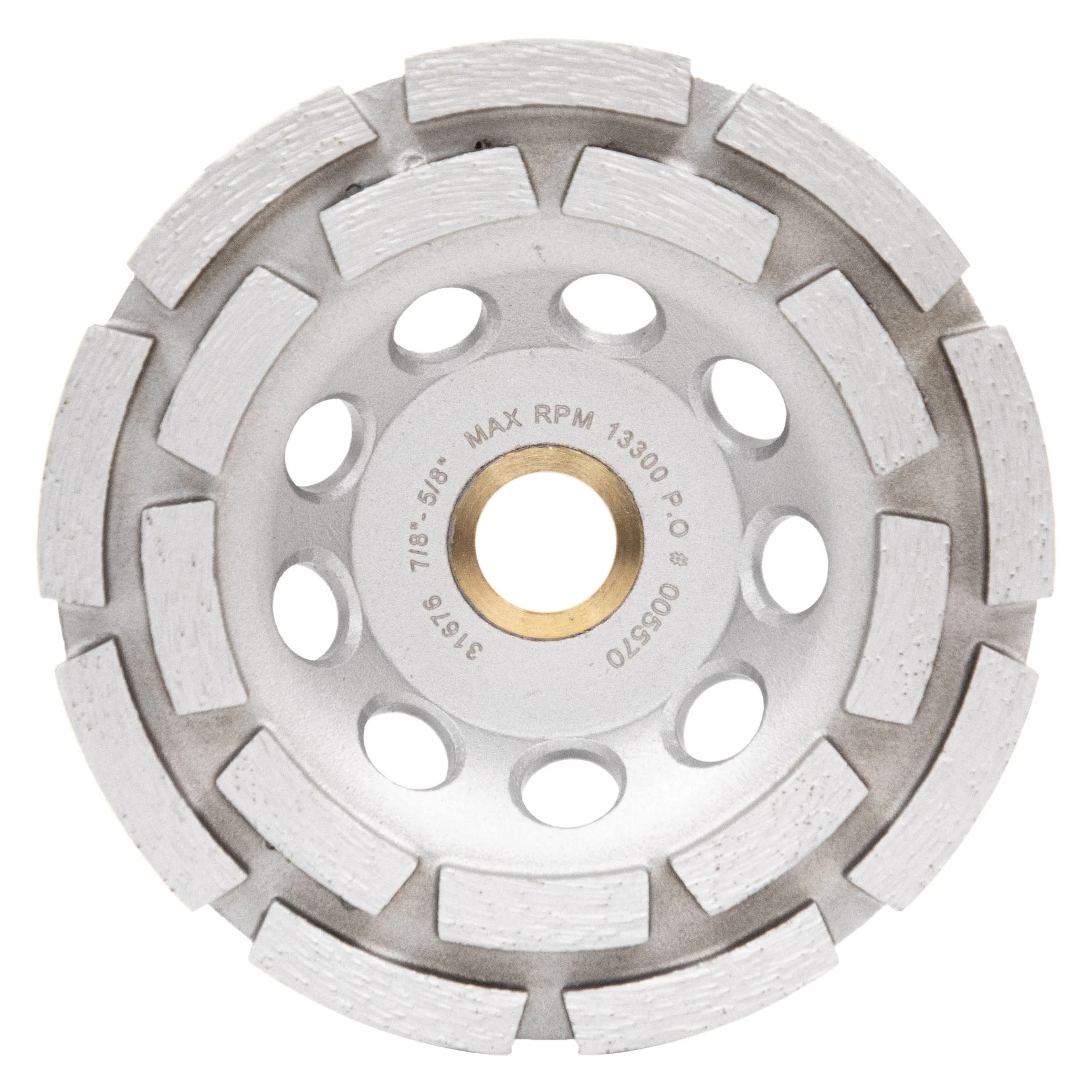 SABERCUT 4-1/2 in. Double Row Diamond Cup Wheel