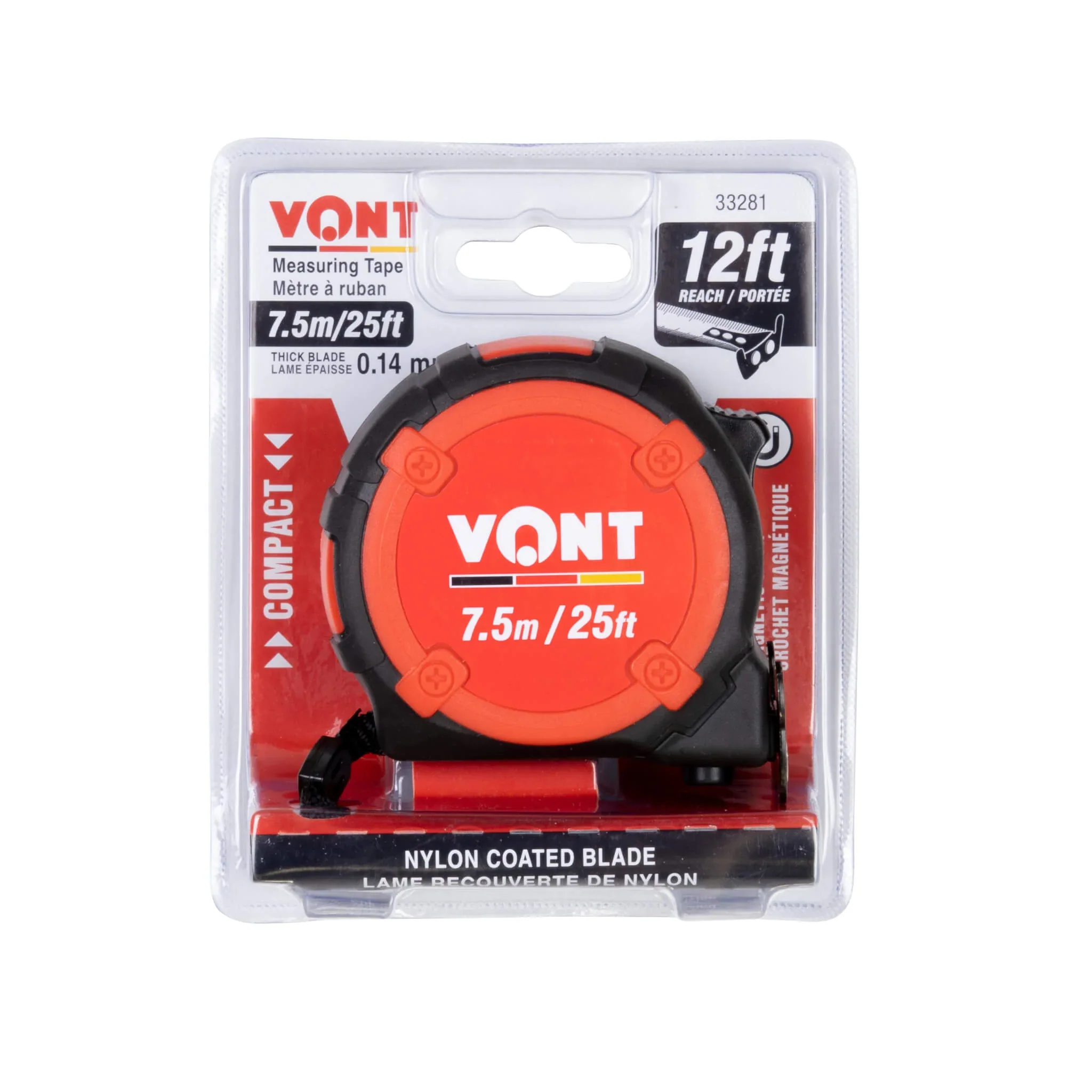 Vont 7.5 m/25 ft. Tape Measure - Image 3