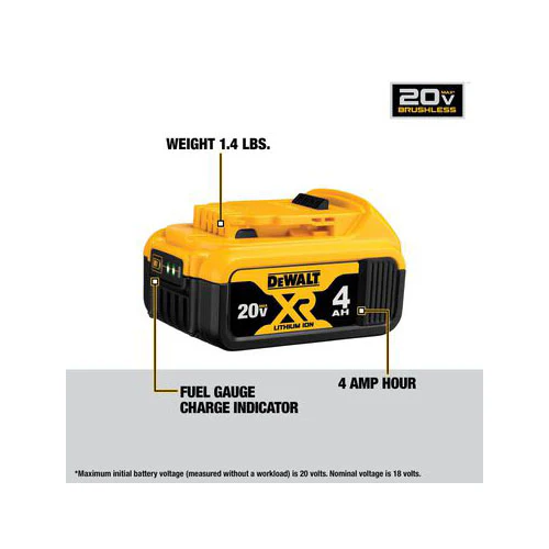 DeWalt DCK2050M2 1825 in/lb Brushless Hammer Drill/Driver Combo Kit - Image 7