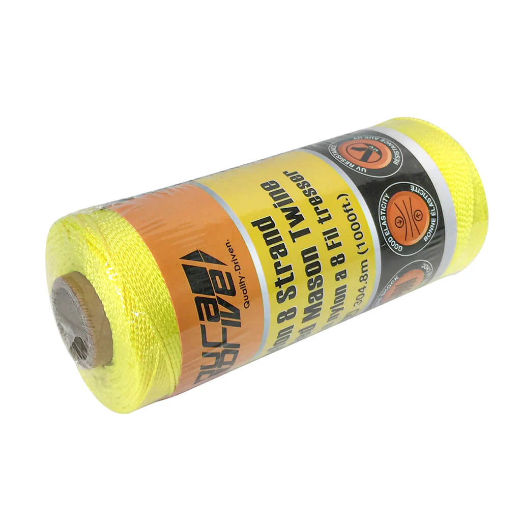 DuraDrive 1000 ft. Yellow Nylon Twisted Mason Line