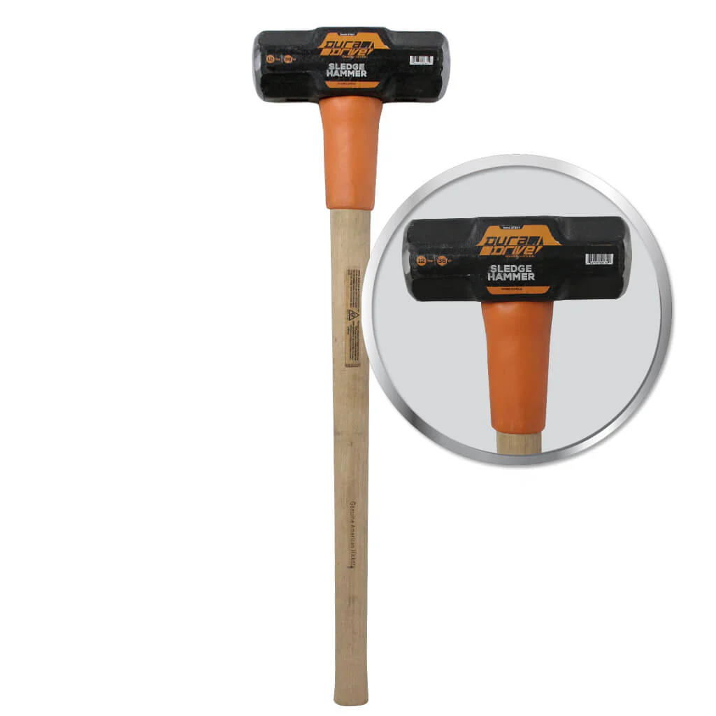 DuraDrive 12 lbs. 36 in. Sledge Hammer With Wood Handle - Image 3