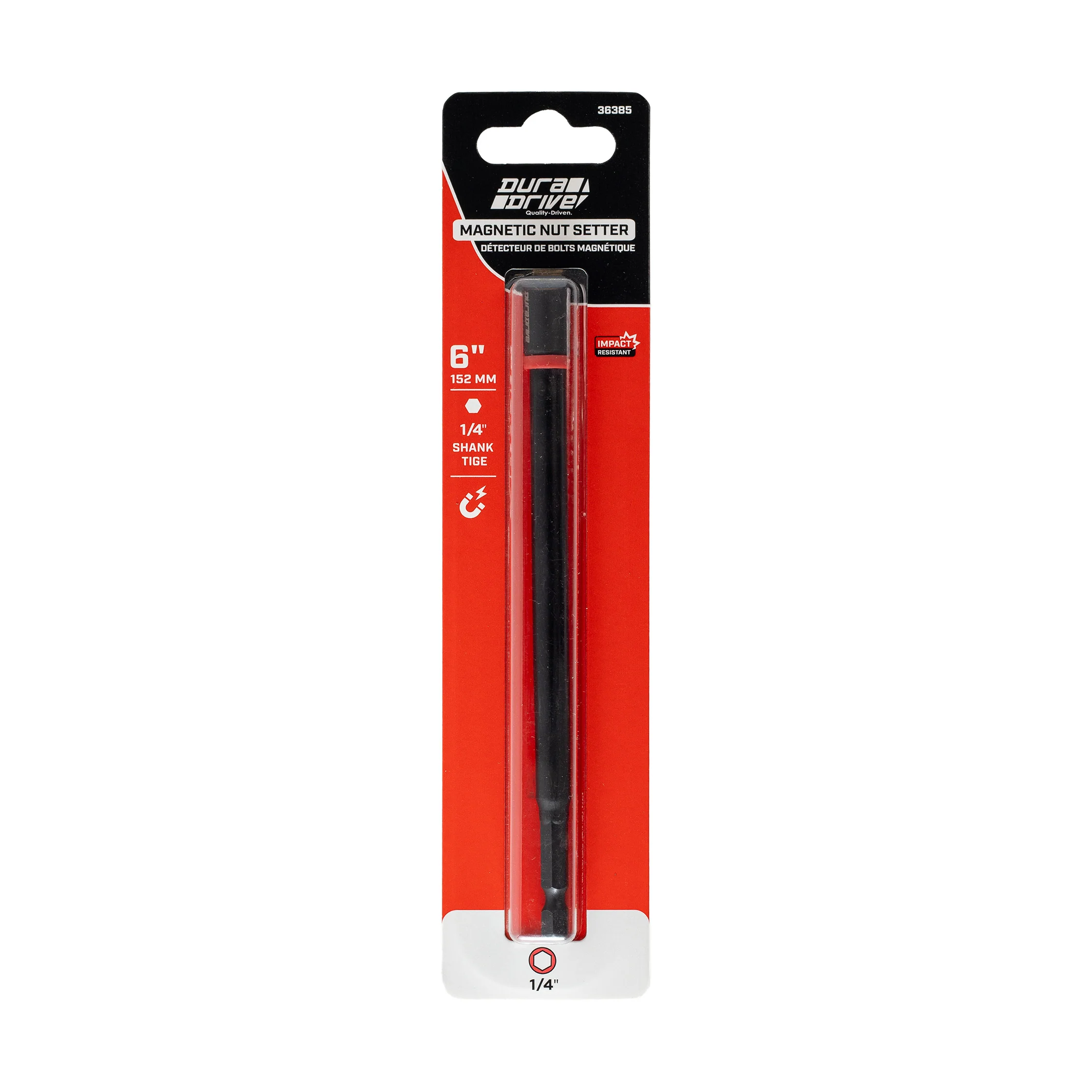 DuraDrive 2.0 Magnetic Impact Nut Setter 1/4 in. x 6 in. - Image 2