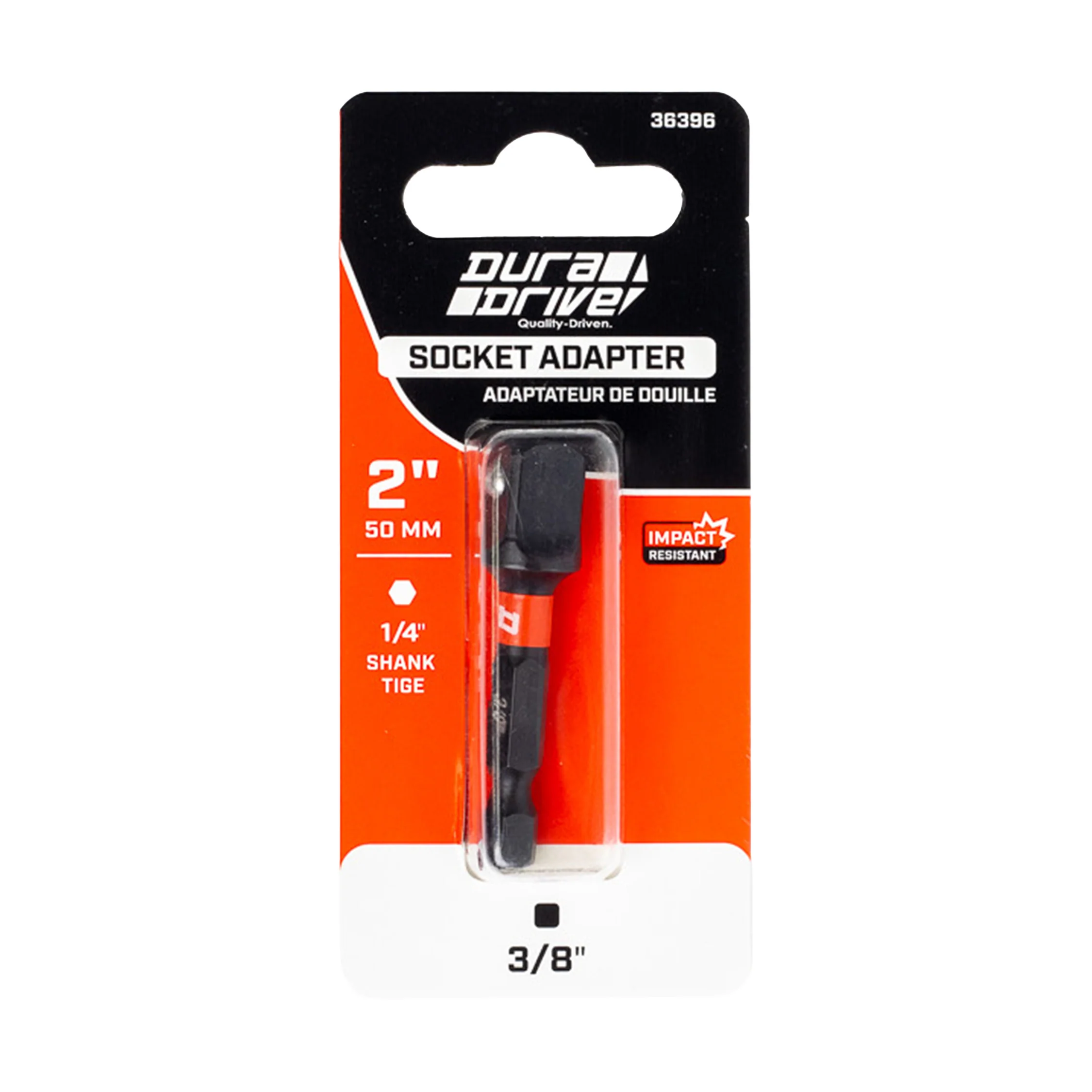 DuraDrive 2.0 Socket Adapter 1/4" To 3/8" - Image 2