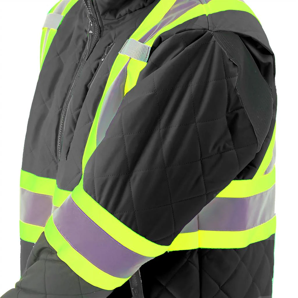DURADRIVE 31032 HI-VIS LINED FREEZER JACKET - BLACK - Image 5