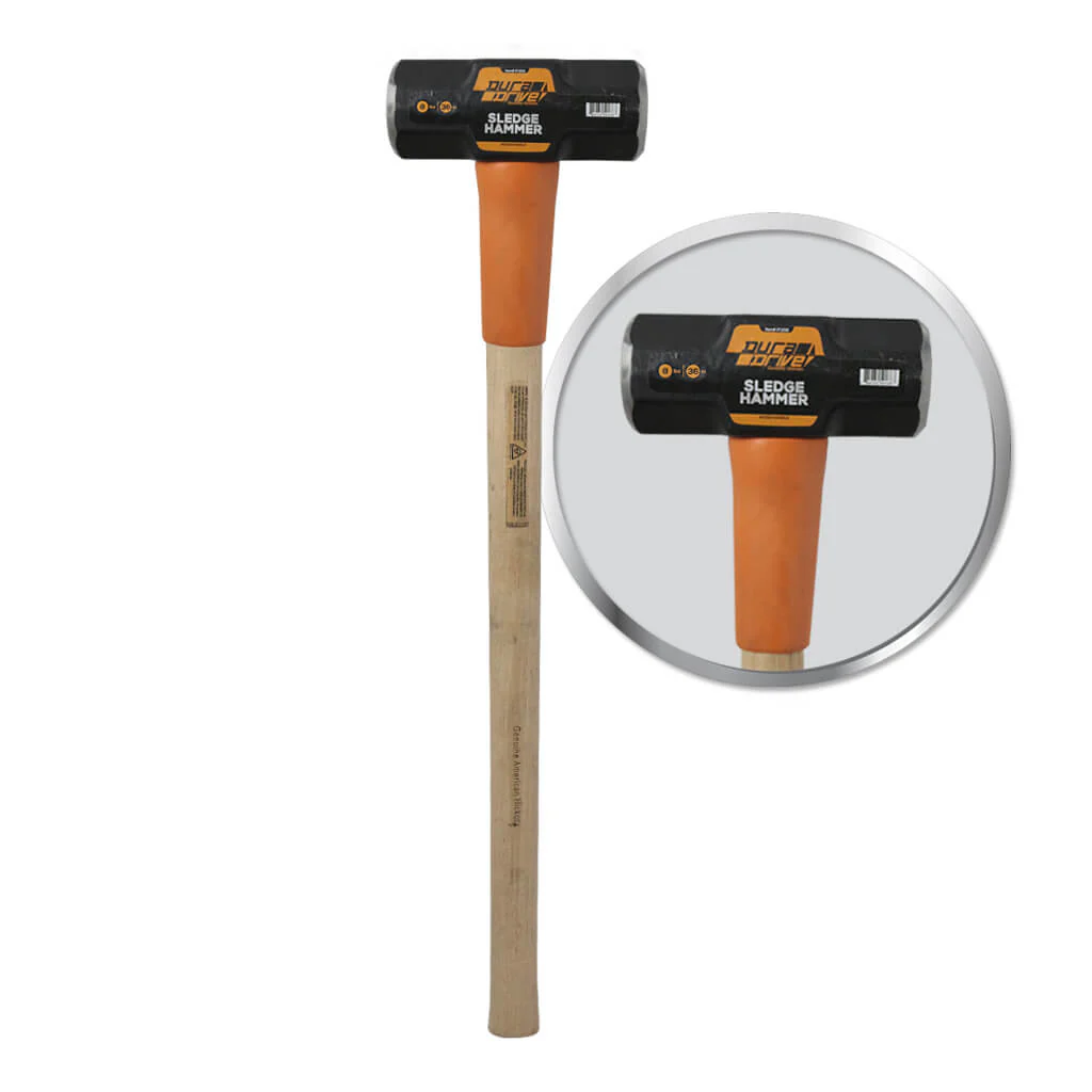 DuraDrive 8 lbs. 36 in. Sledge Hammer With Wood Handle - Image 3
