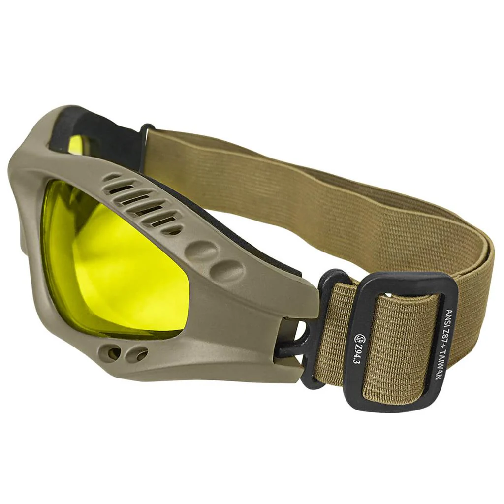 DuraDrive A04-01A Anti-Fog Anti-Scratch Amber Polycarbonate Safety Goggle - Image 3