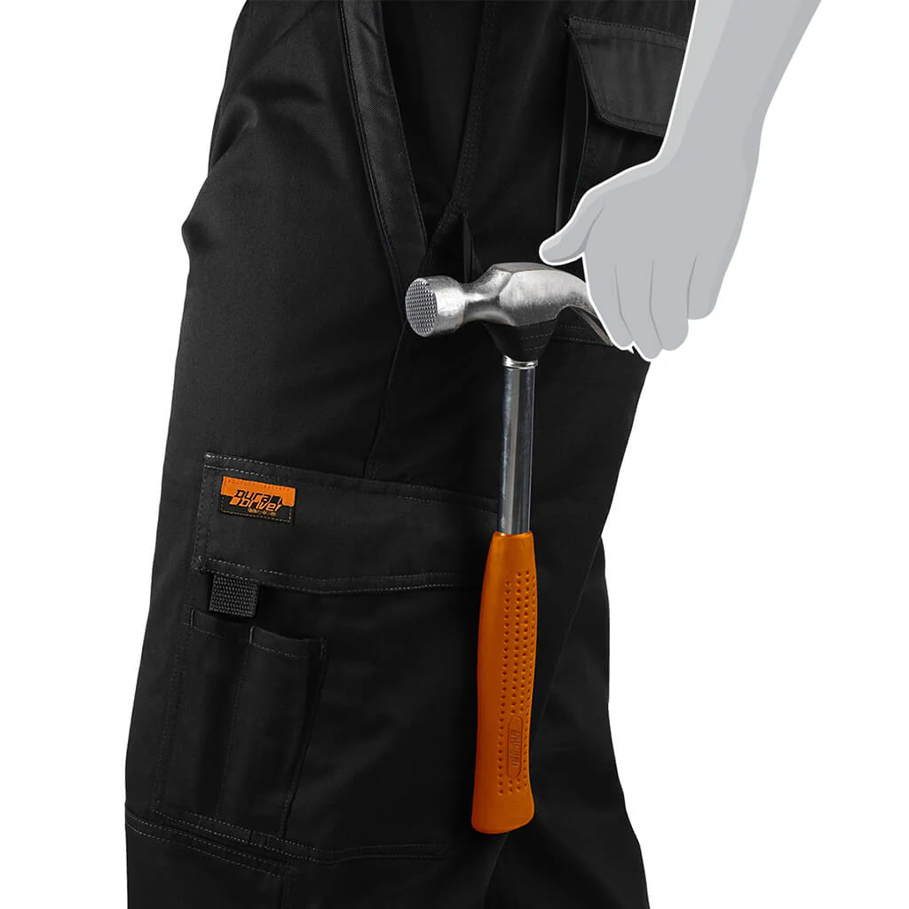 DuraDrive Black Two Tone Tradesman Work Pant - Image 9