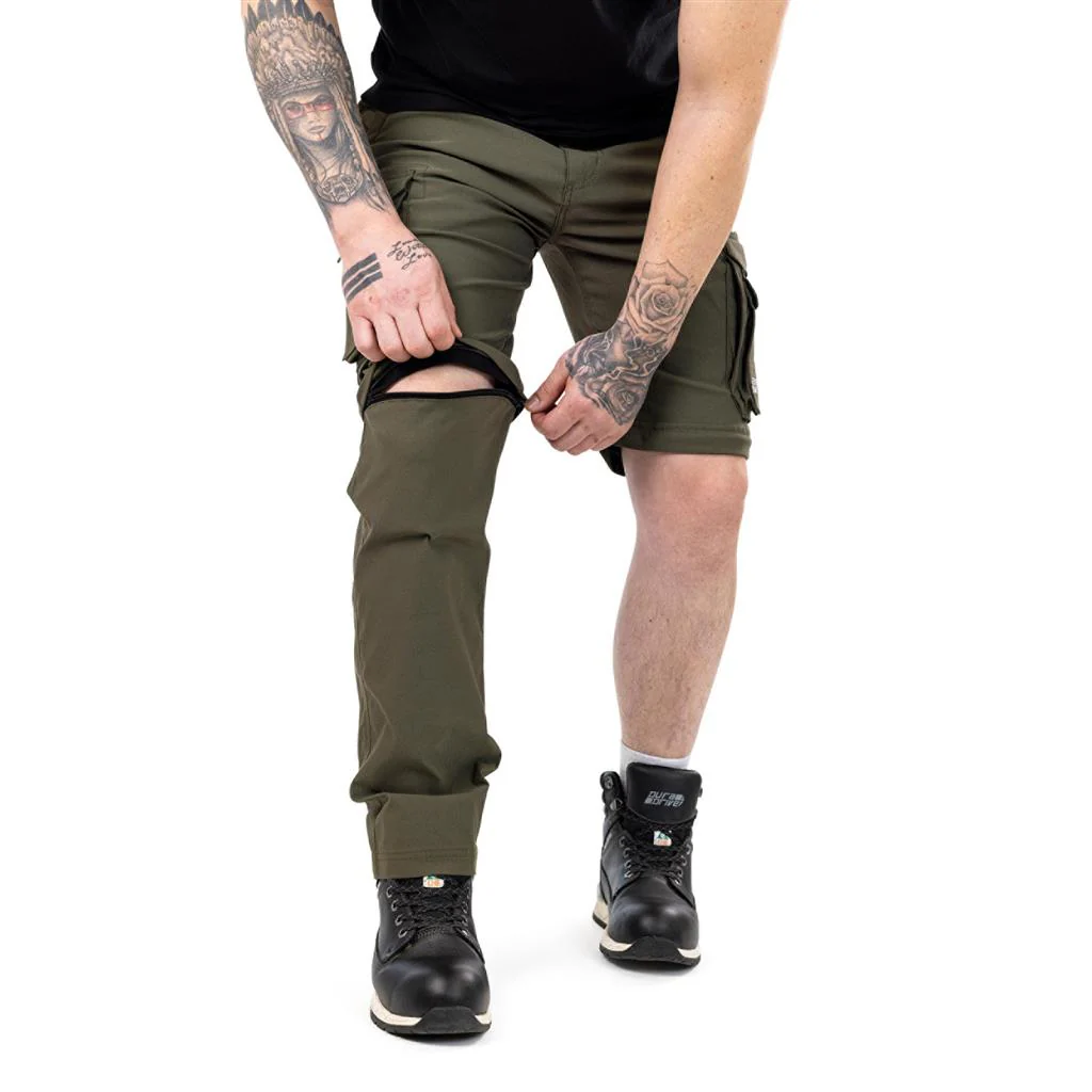 DuraDrive Elevate Flex-Fabric Convertible Cargo Work Pants - Image 2