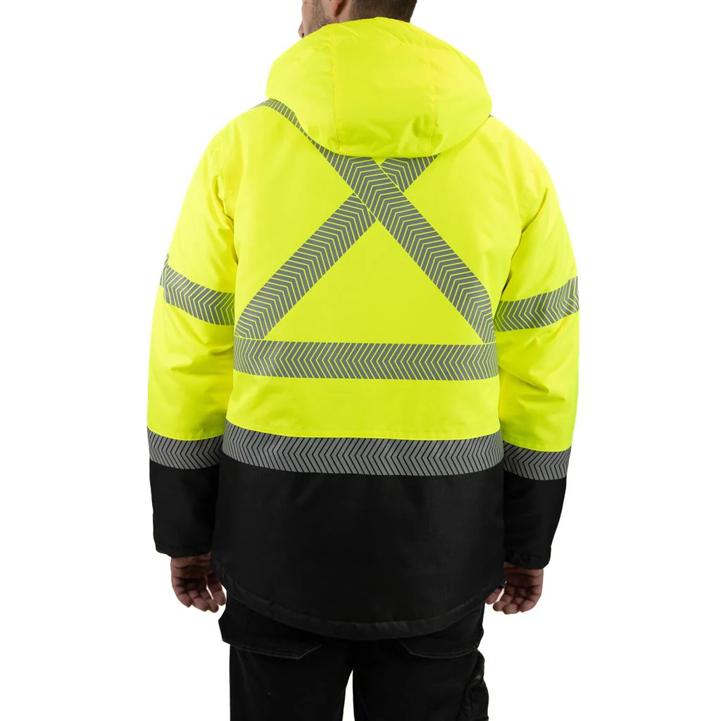 DuraDrive Hi-Vis Ripstop Insulated Winter Jacket - Water Resistant - Image 10