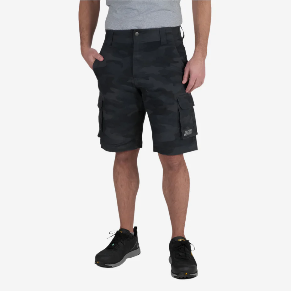 DuraDrive Invicta Cargo Work Shorts - Dark Camo
