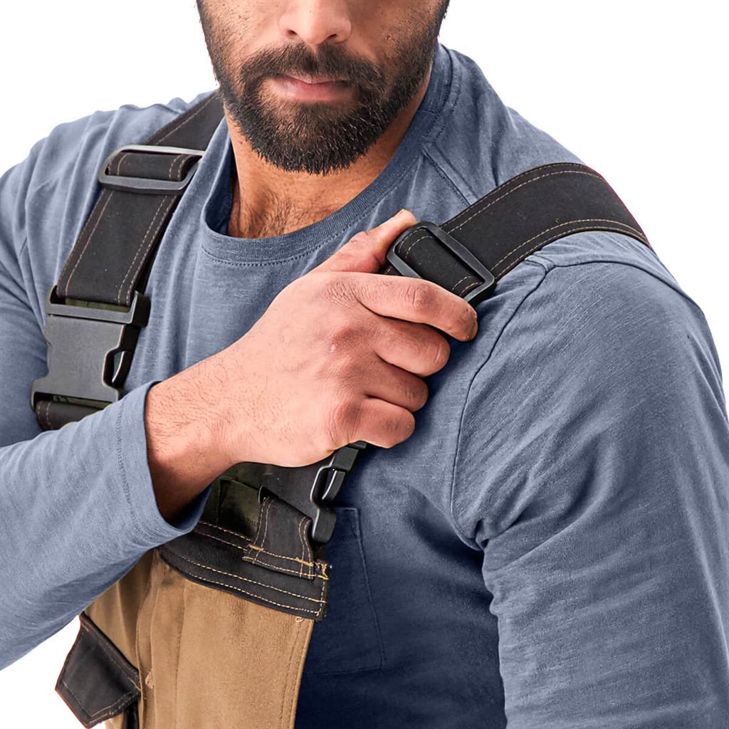 DuraDrive Men's TRADESMAN Timber Two Tone Overall - Image 7