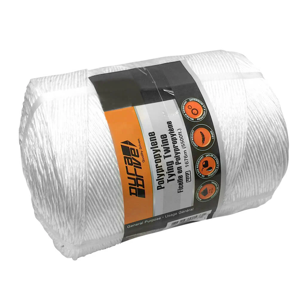DuraDrive 3500 ft. White Polypropylene Utility Tying Twist Twine - Image 3
