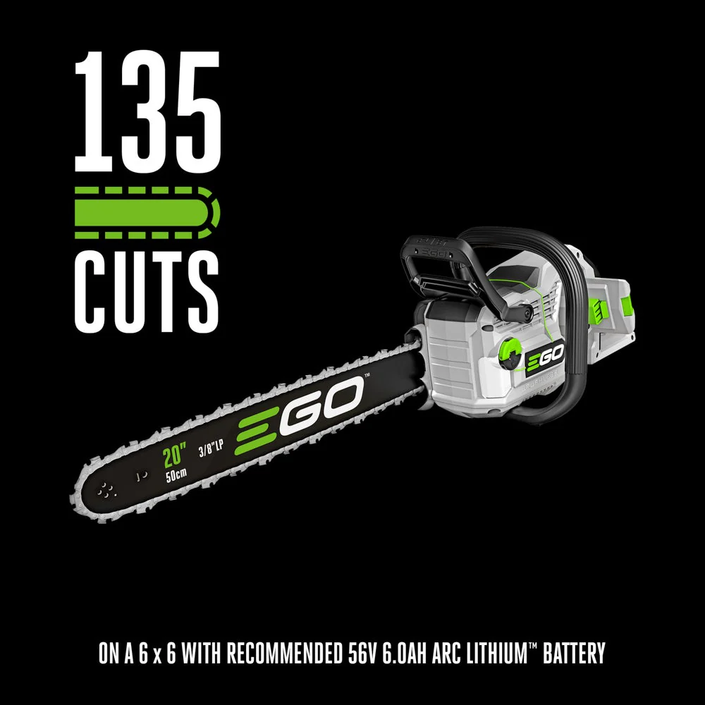 EGO CS2005 20 in. Chainsaw 6.0 Ah - Image 8