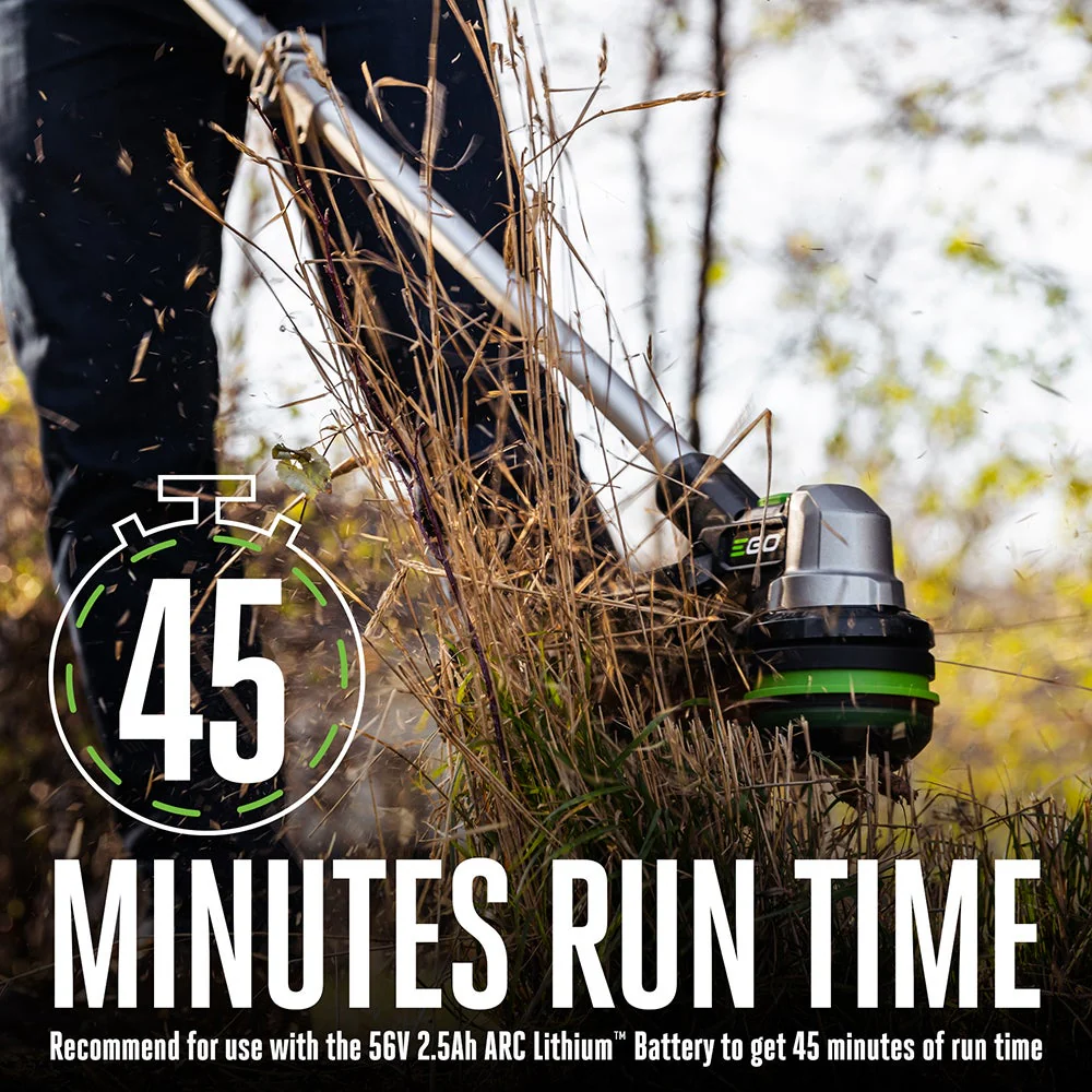 EGO ST1511T 56V POWER+ 15 In. POWERLOAD String Trimmer Kit w/Aluminum Shaft (w/ 2.5Ah battery) - Image 8