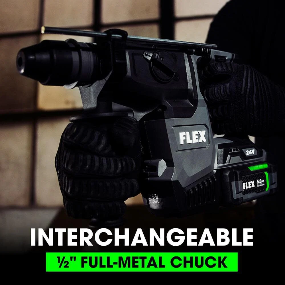 Flex FX1551A-Z 1.9 ft/lb 1 in Keyless Brushless SDS Plus Rotary Hammer - Image 3