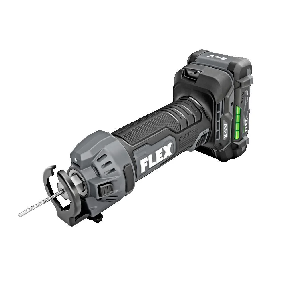 Flex FX2471-2A 24V Brushless Drywall Cut Out Tool Kit (2x 2.0Ah) - Image 3