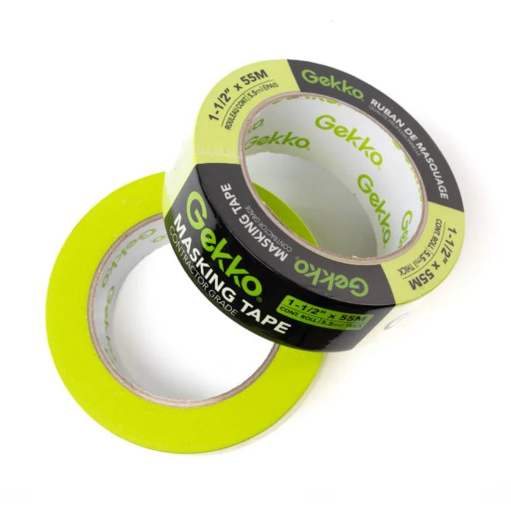 Gekko 1-1/2 in x 55 m Green Masking Tape - Image 2