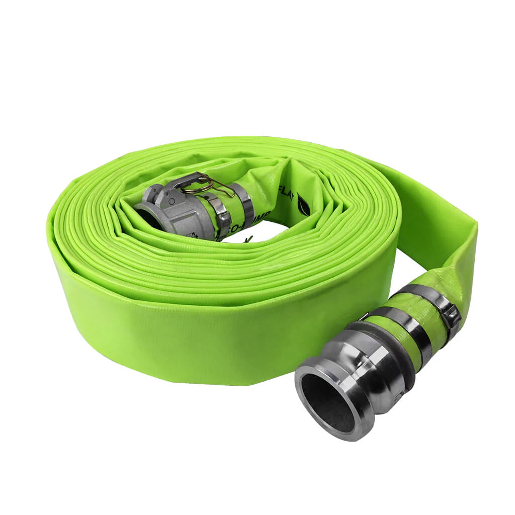 2 in. x 50 ft. Green Discharge Hose