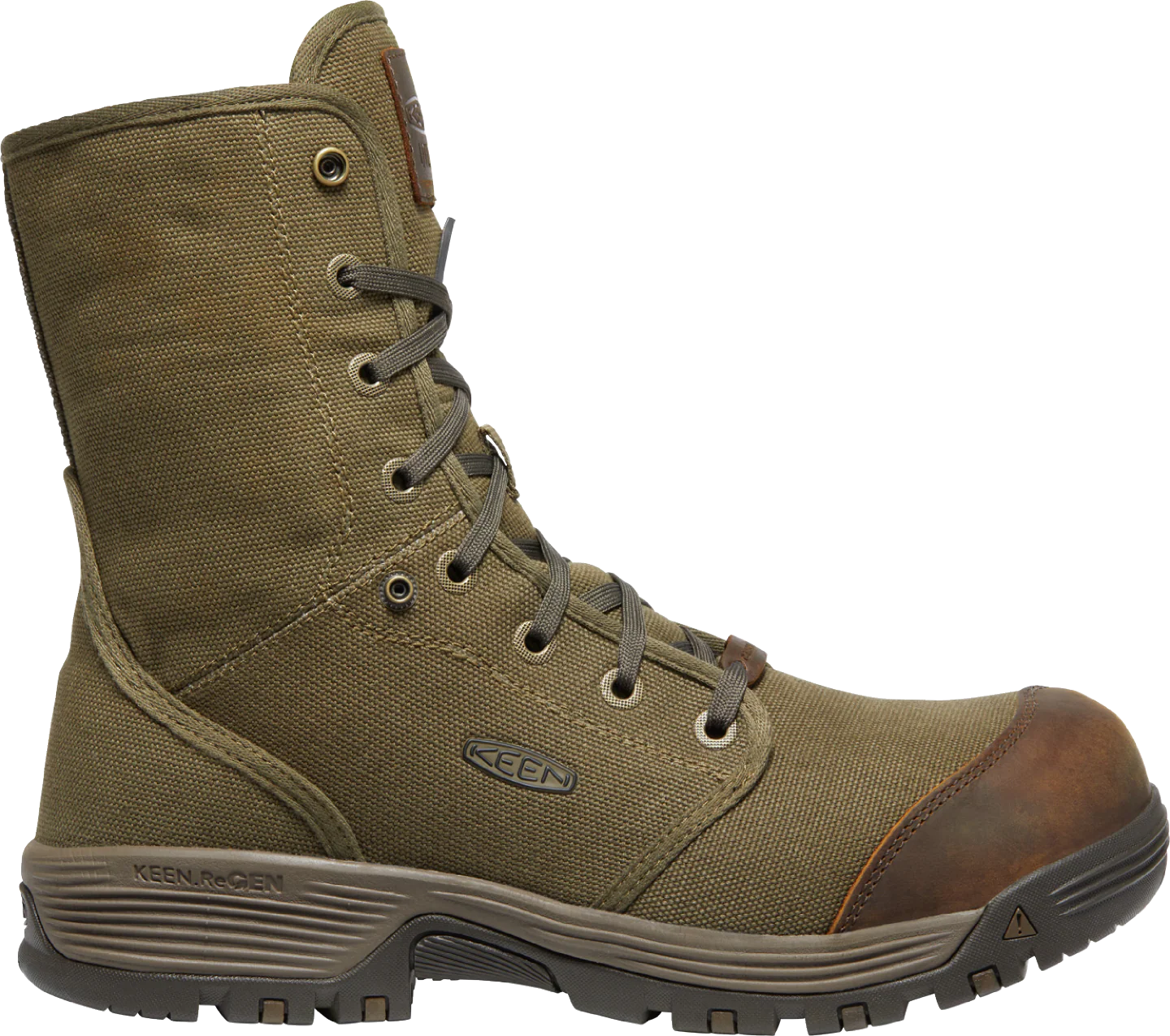 Keen CSA Roswell 8 in./6 in. Canvas Fold-Down Collar Light-Duty Safety Boots - Image 2