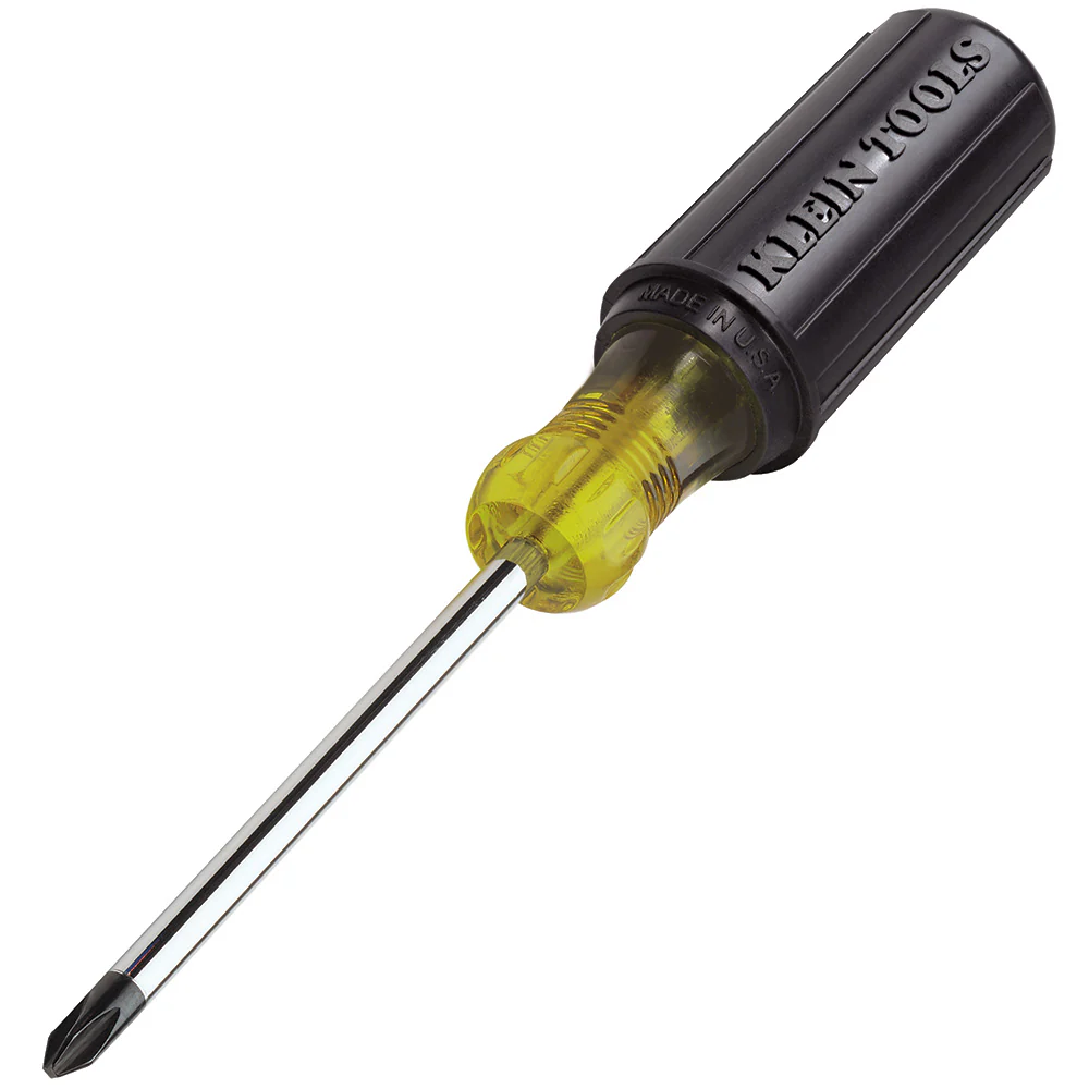 Klein 603-4 #2 Phillips Screwdriver 4 in. Round Shank - Image 2