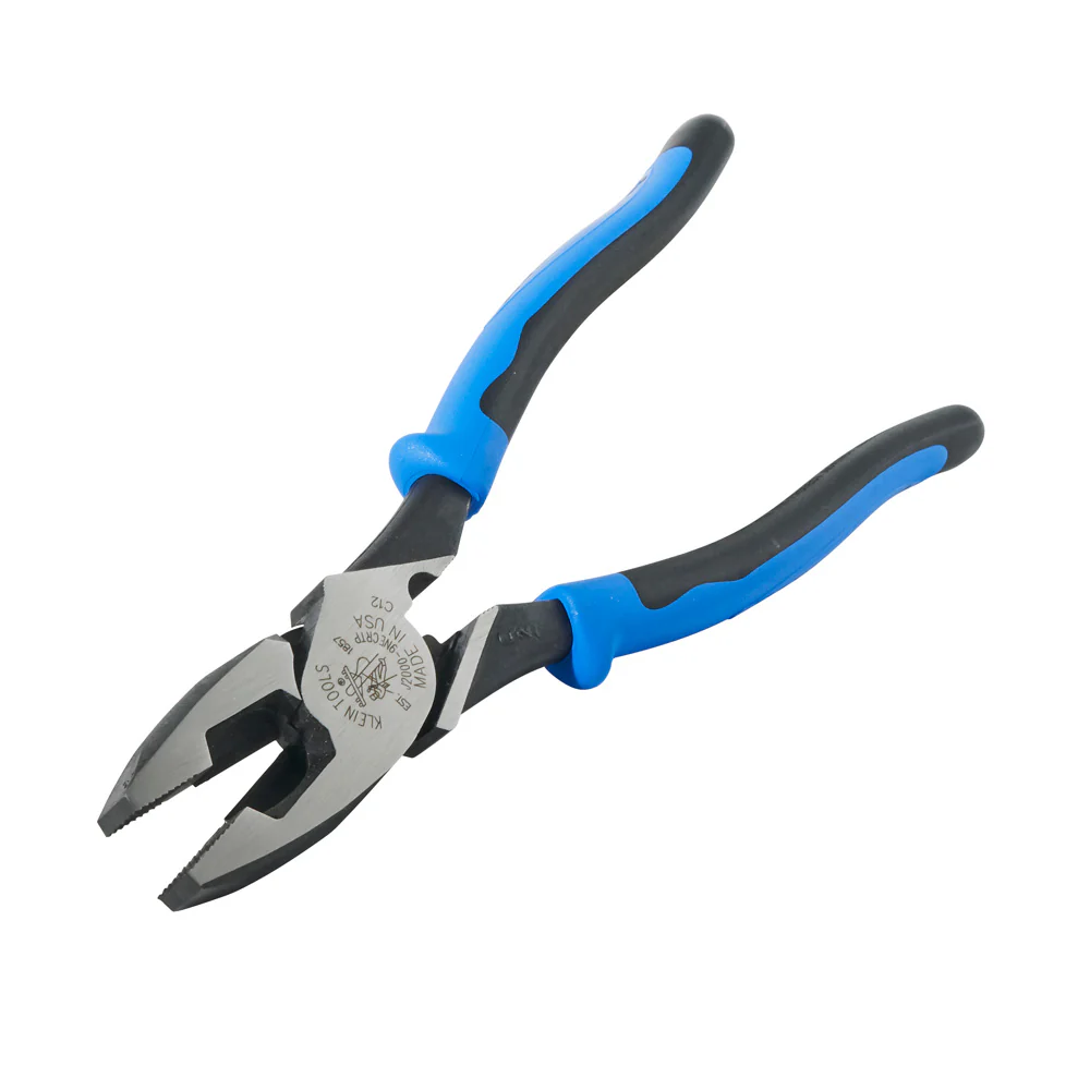 Klein J2000-9NECRTP Fish Tape Pulling/Crimping Linemans Pliers 9 in. - Image 2