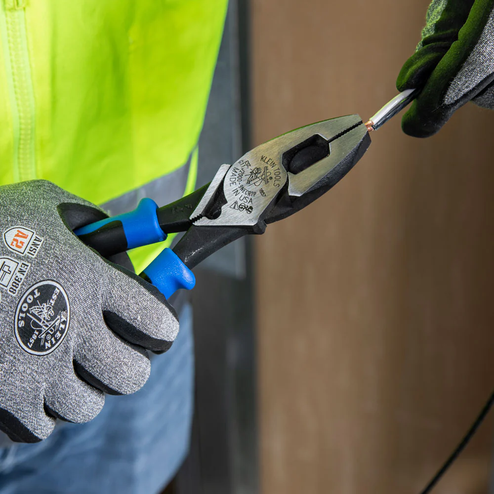 Klein J2000-9NECRTP Fish Tape Pulling/Crimping Linemans Pliers 9 in. - Image 5