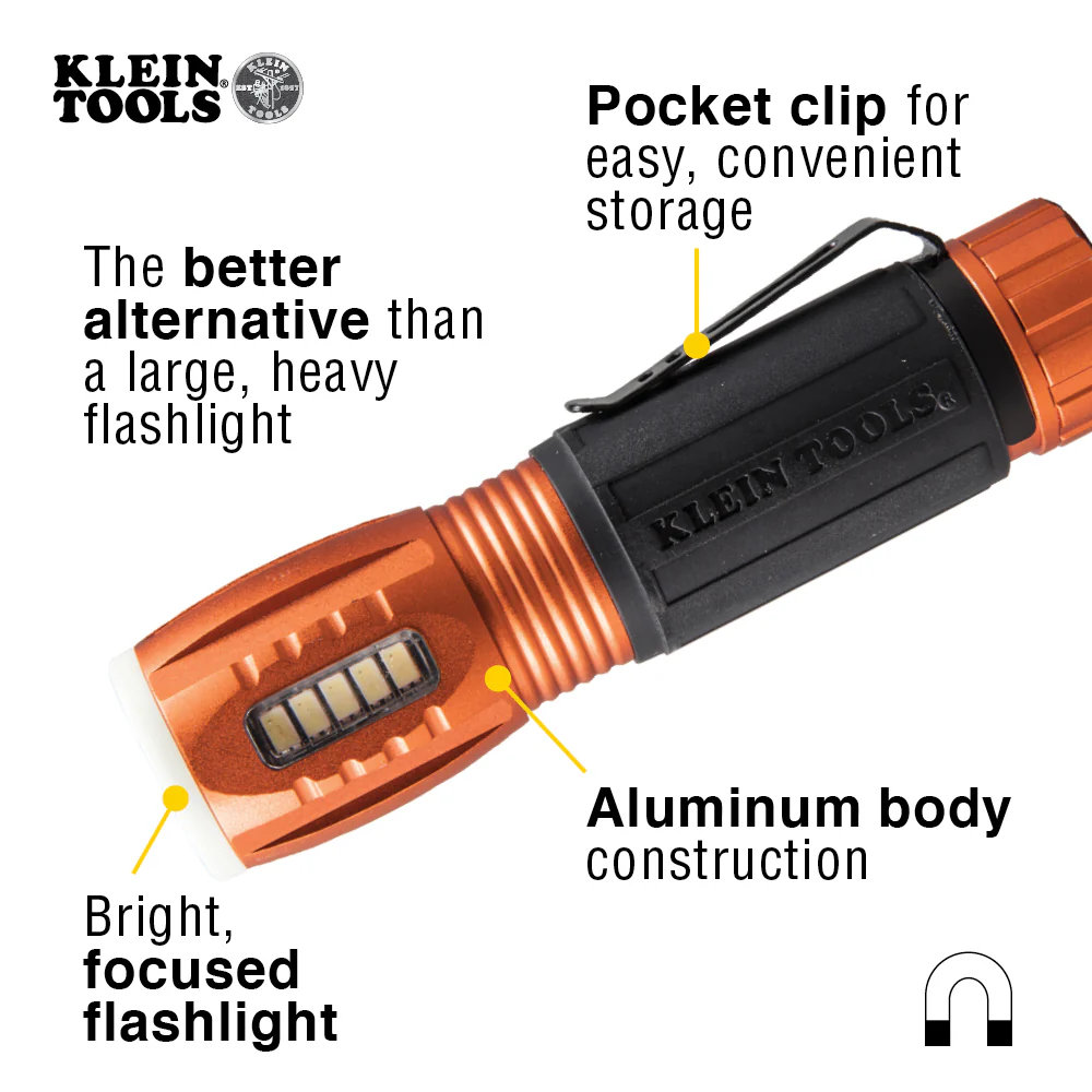 Klein 56028 Led Flashlight w/Work Light - Image 8