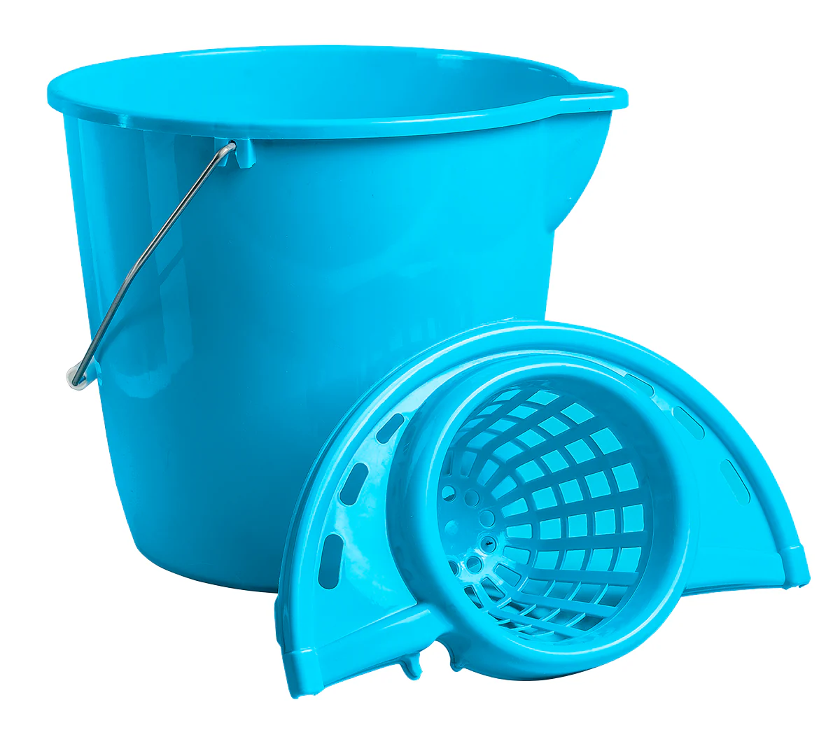 M2 PA-UT1012-2 MOP BUCKET & CONE WRINGER 12L BLUE - Image 2