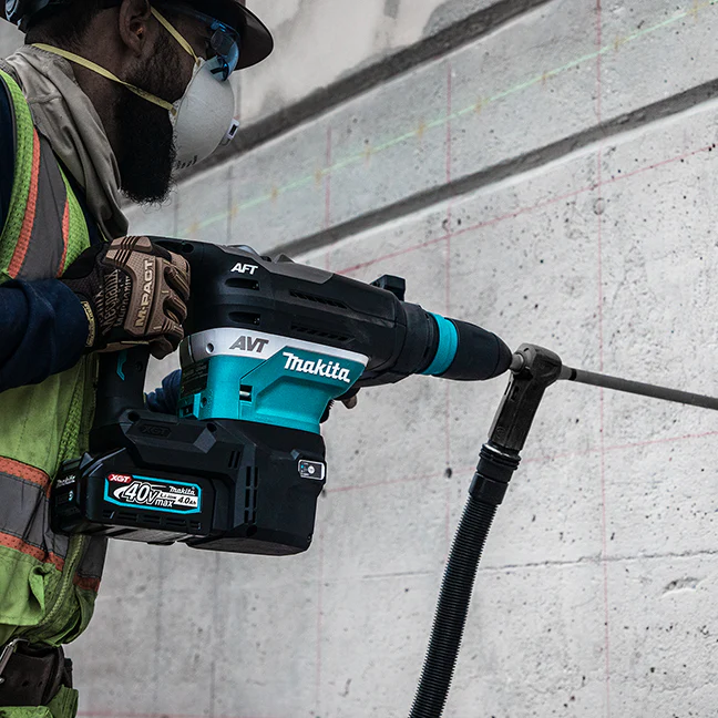 MAKITA HR005GZ 40Vmax XGT Brushless 1-9/16 in. Rotary Hammer SDS-MAX (Tool Only) - Image 3