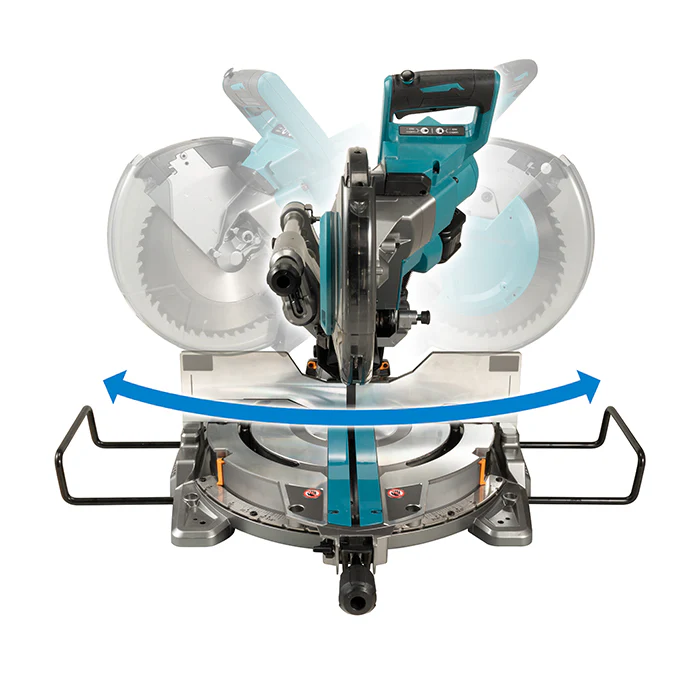 MAKITA LS004GZ 40Vmax XGT Brushless 10 in. Dual Compound Mitre Saw with AWS (Tool Only) - Image 3