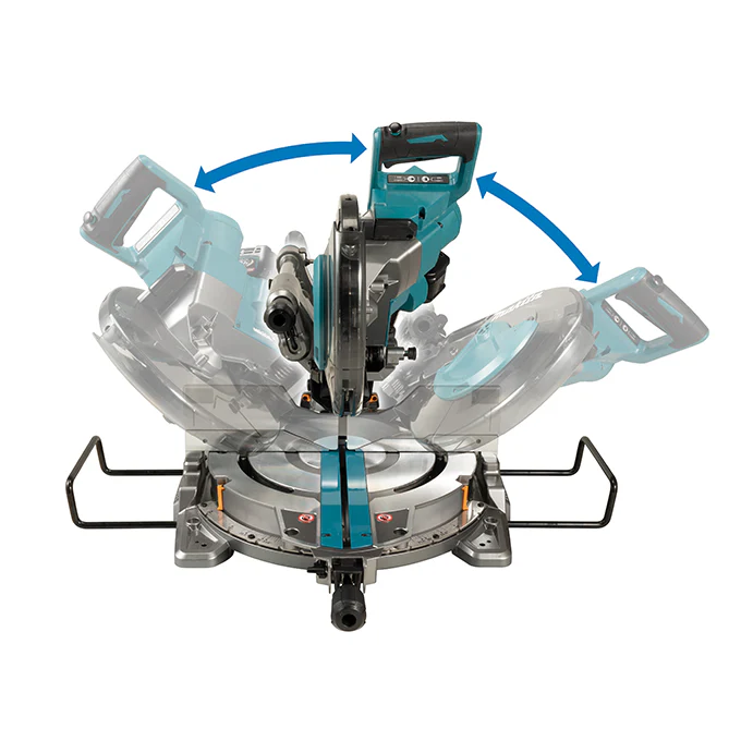 MAKITA LS004GZ 40Vmax XGT Brushless 10 in. Dual Compound Mitre Saw with AWS (Tool Only) - Image 4
