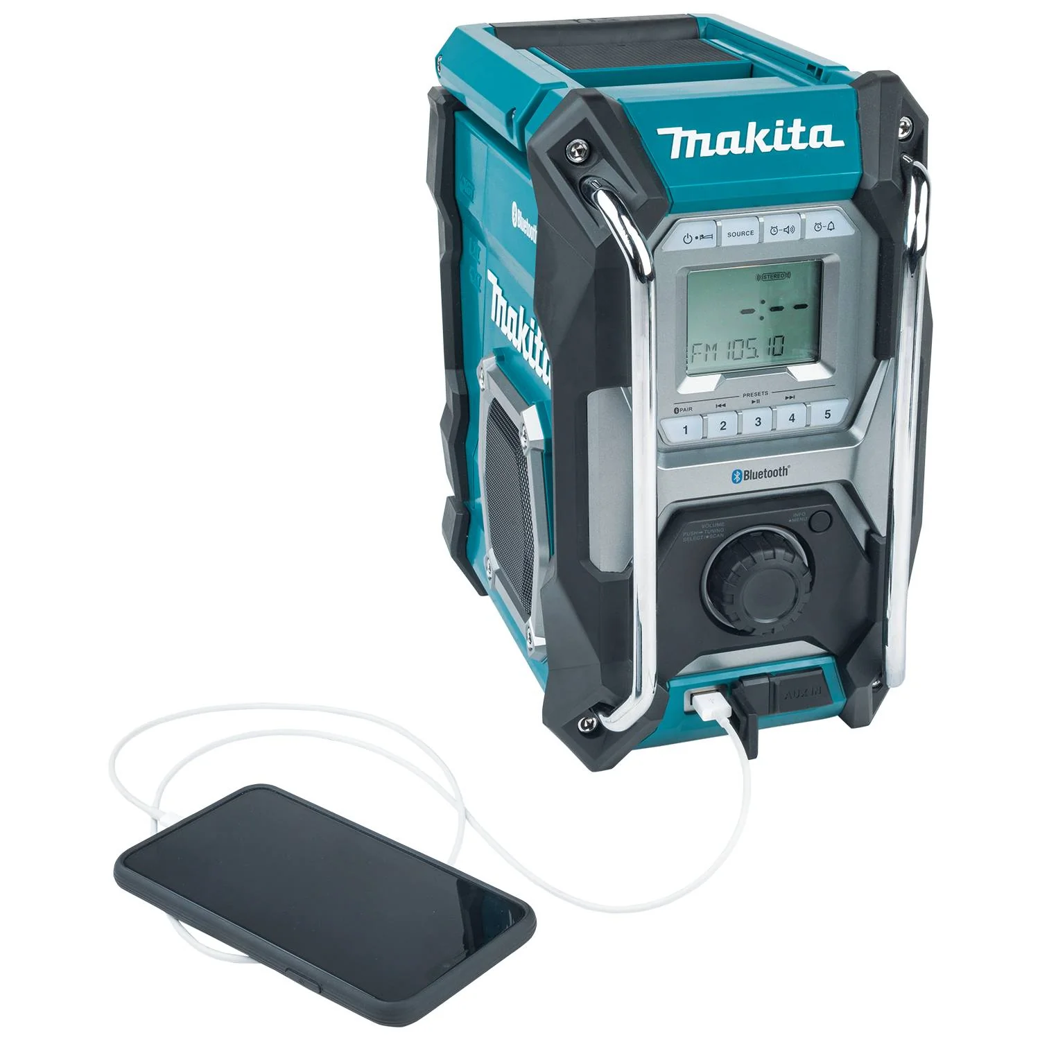 MAKITA MR002G 12-40Vmax Jobsite Radio w/Bluetooth & USB, Tool Only - Image 8