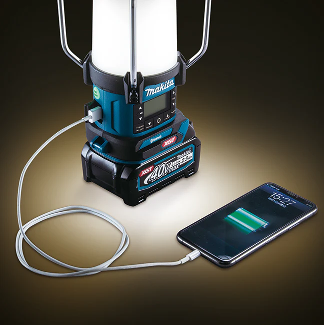 MAKITA MR010G 40V max XGT Cordless Lantern Radio w/Bluetooth, XPT & Flashlight (Tool Only) - Image 10