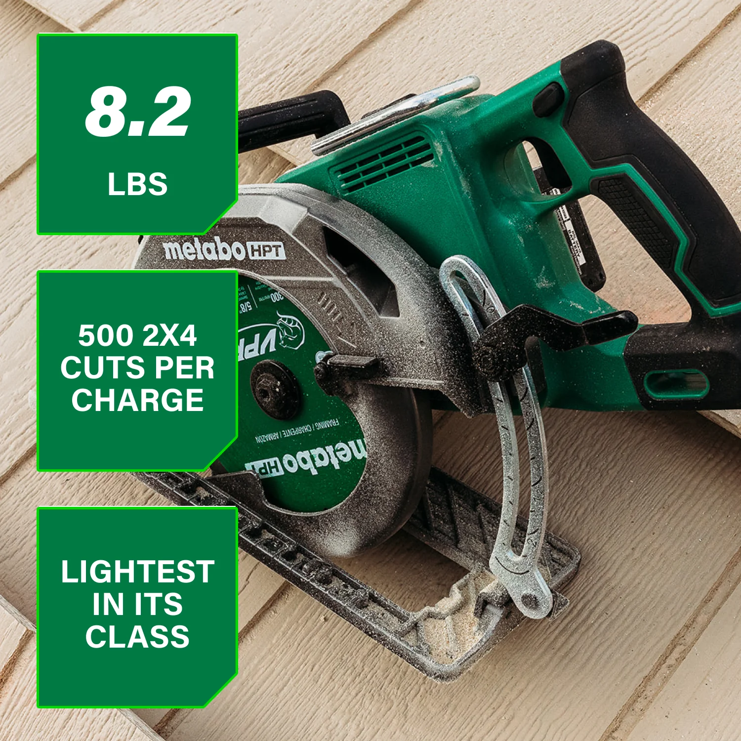 Metabo HPT C3607DWAM 36V MV Rear Handle Circular Saw 7-1/4 Inches (Tool Only) - Image 2
