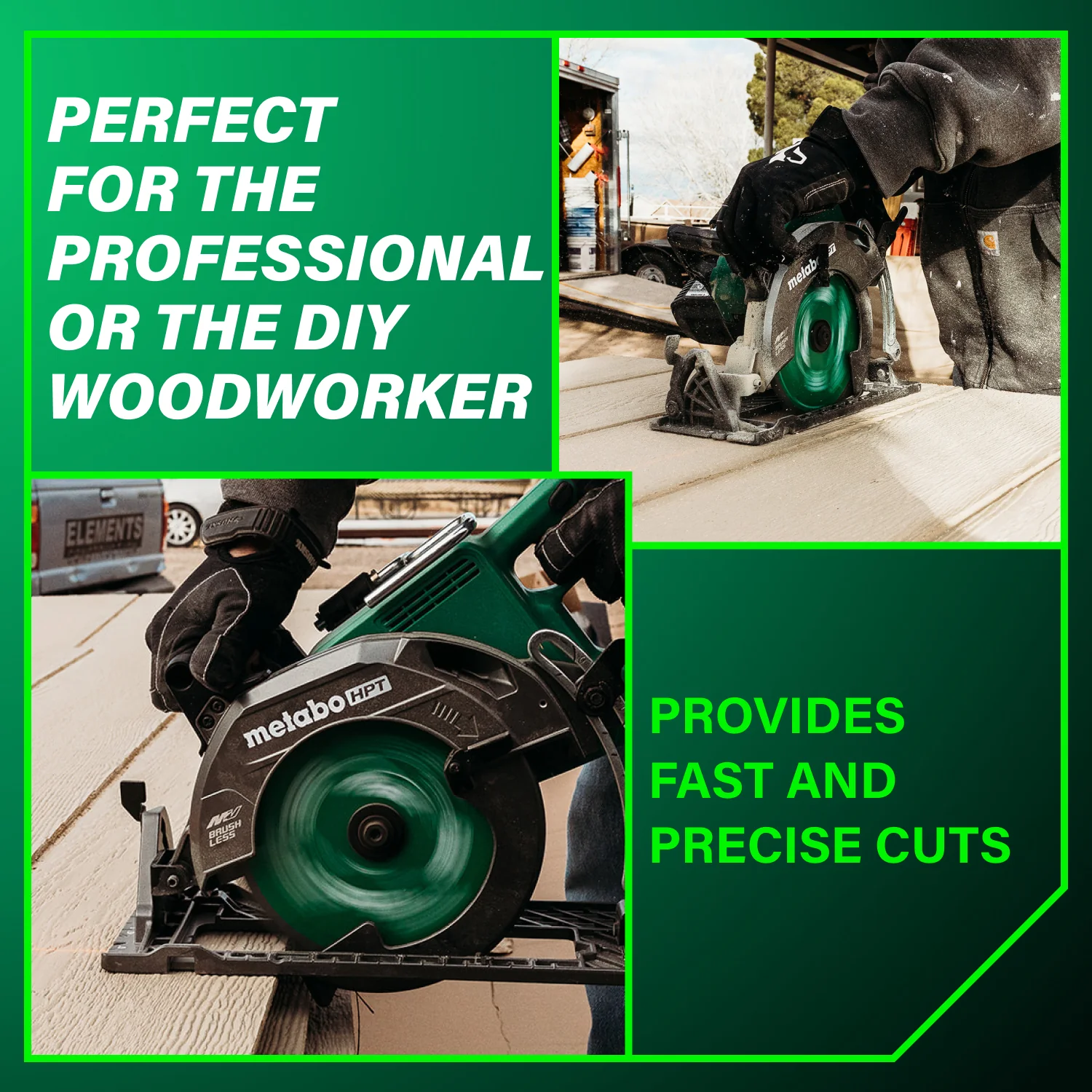 Metabo HPT C3607DWAM 36V MV Rear Handle Circular Saw 7-1/4 Inches (Tool Only) - Image 3