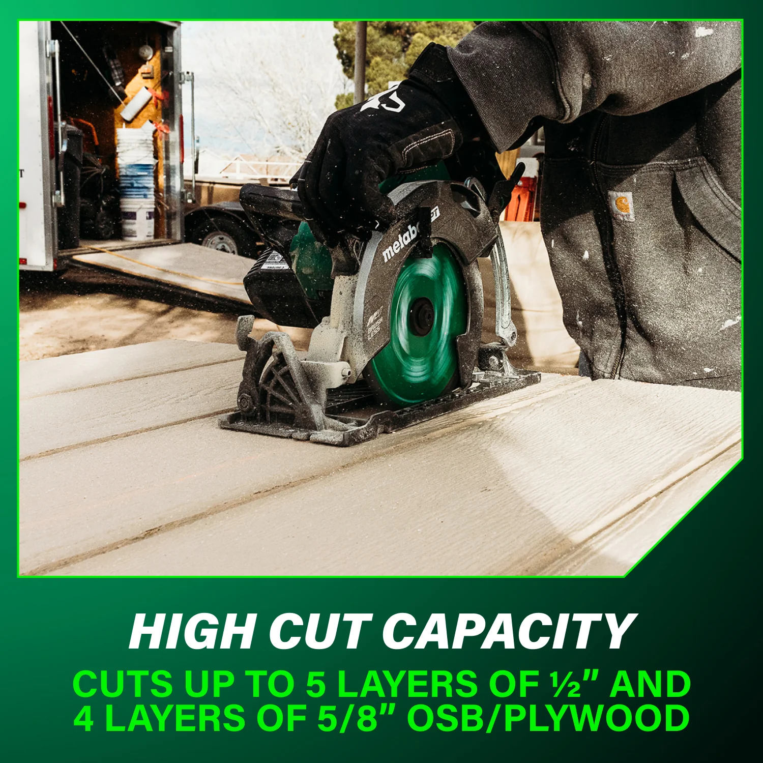 Metabo HPT C3607DWAM 36V MV Rear Handle Circular Saw 7-1/4 Inches (Tool Only) - Image 7