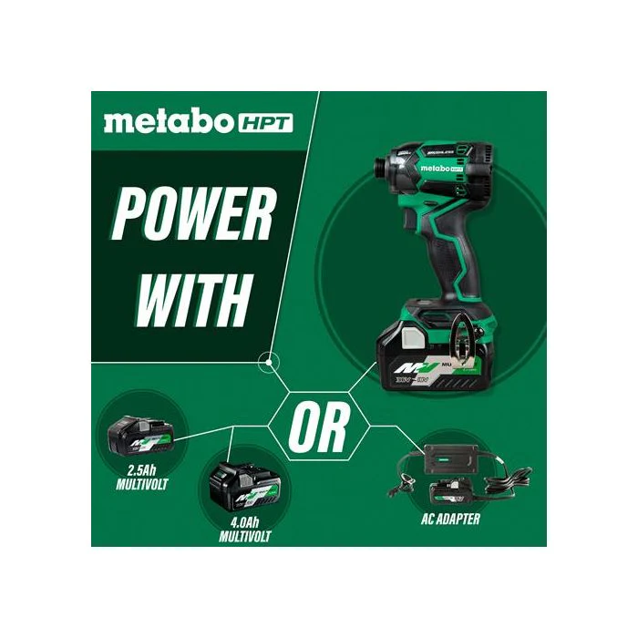 Metabo-HTP WH36DCQ4M 36V 1/4in Triple Hammer Bolt Impact Driver (Tool Only) - Image 3