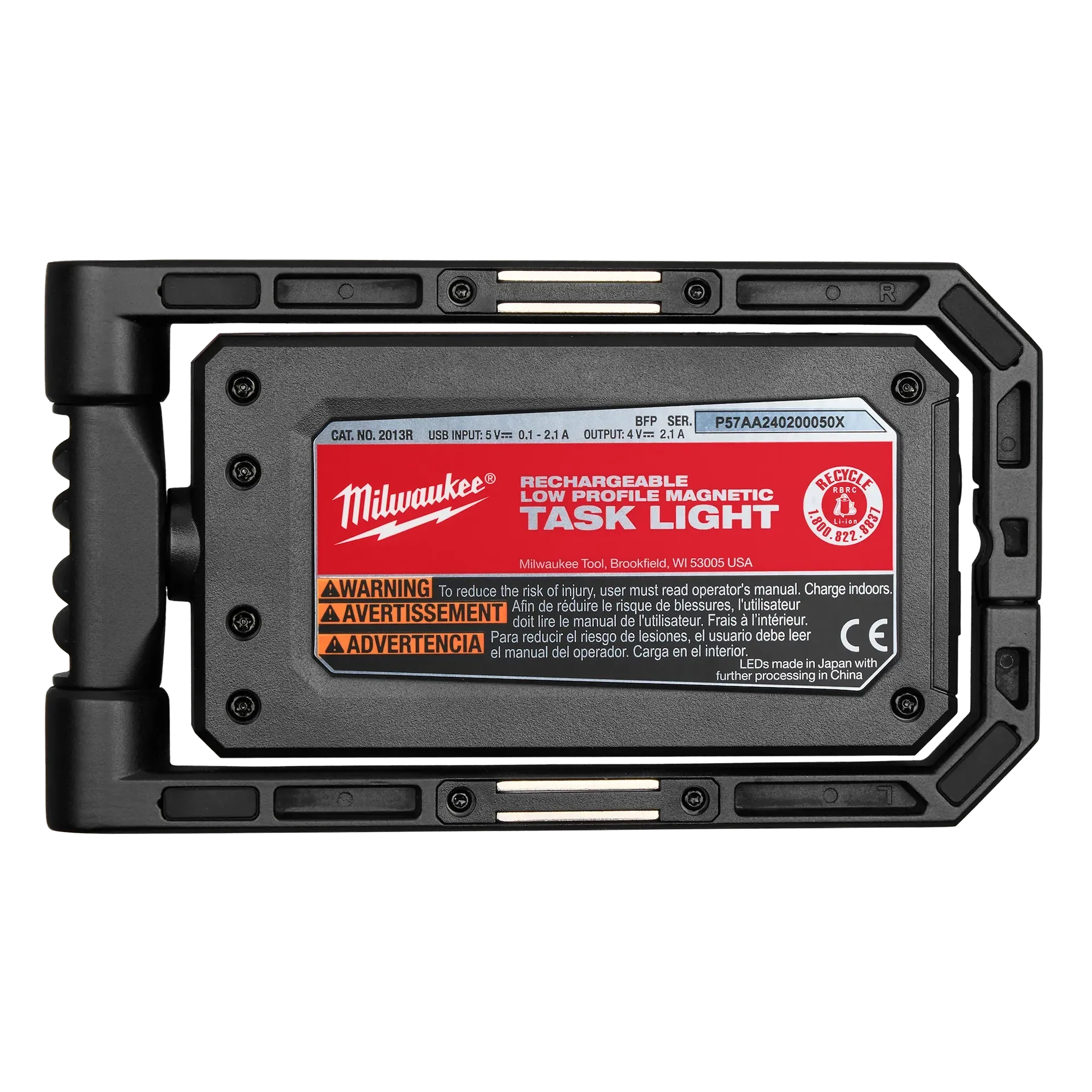 Milwaukee 2013R LED 500 Lumens 12 hr Cordless Magnetic Task Light - Image 3