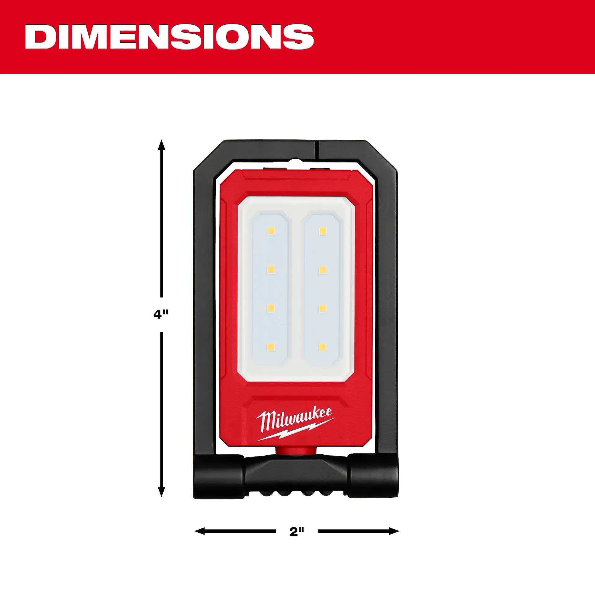 Milwaukee 2013R LED 500 Lumens 12 hr Cordless Magnetic Task Light - Image 4