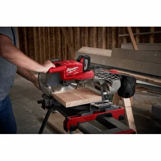 Milwaukee 2734-20 10 in 4000 rpm M18 FUEL™ Dual Bevel Sliding Compound Cordless Miter Saw (Tool Only) - Image 7
