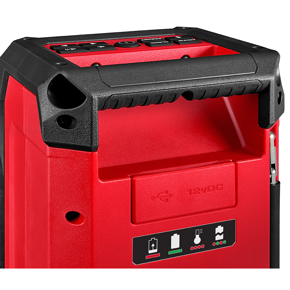 Milwaukee 2951-20 M12 12-Volt Lithium-Ion Cordless/Corded Radio with Integrated Charger (Tool Only) - Image 4